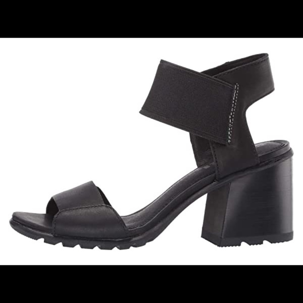 Sorel Nadia sandal- black full grain leather- NIB - Picture 7 of 8